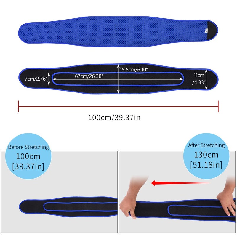 VGEBY Back Waist Support Adjustable Breathable Back Waist Support Lumbar Brace Belt Helps Relieve Lower Back Pain Sport Equipment - Image 4