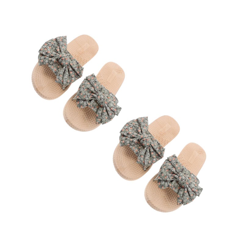 2 Pairs Home Slippers Sandals Home Slippers Shoes for Spring - Image 1