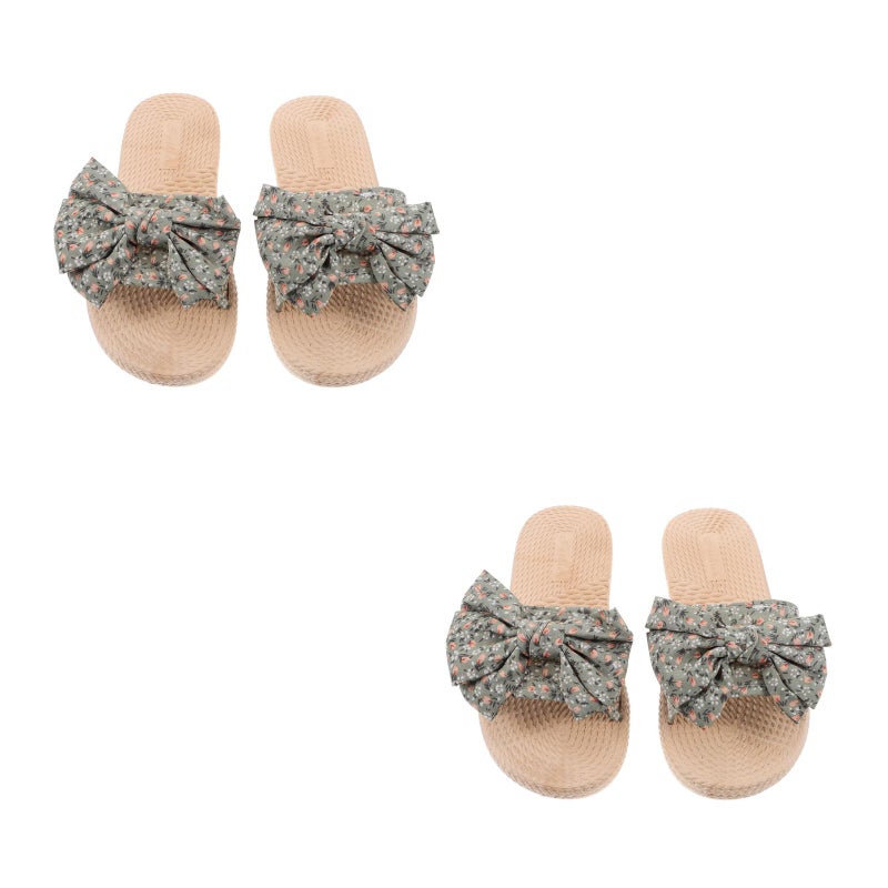 2 Pairs Home Slippers Sandals Home Slippers Shoes for Spring - Image 5