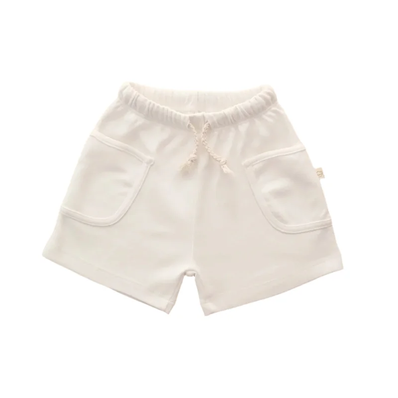 Ohlala Koala Basic Off-White Shorts