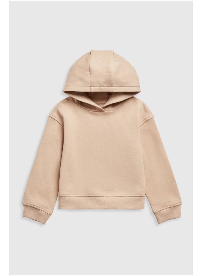 mothercare - Brown Cropped Hoodie - Image 1
