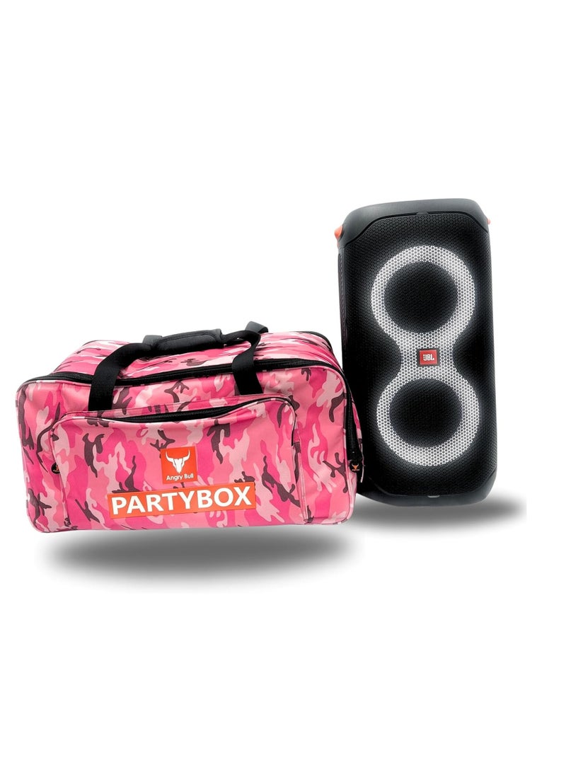 أنجري بول حقيبة تخزين آمنة لسماعات الصوت مع حزام عملي وحقيبة سفر متوافقة مع (JBL PARTYBOX 110 BAG ARMY-I) - Image 1