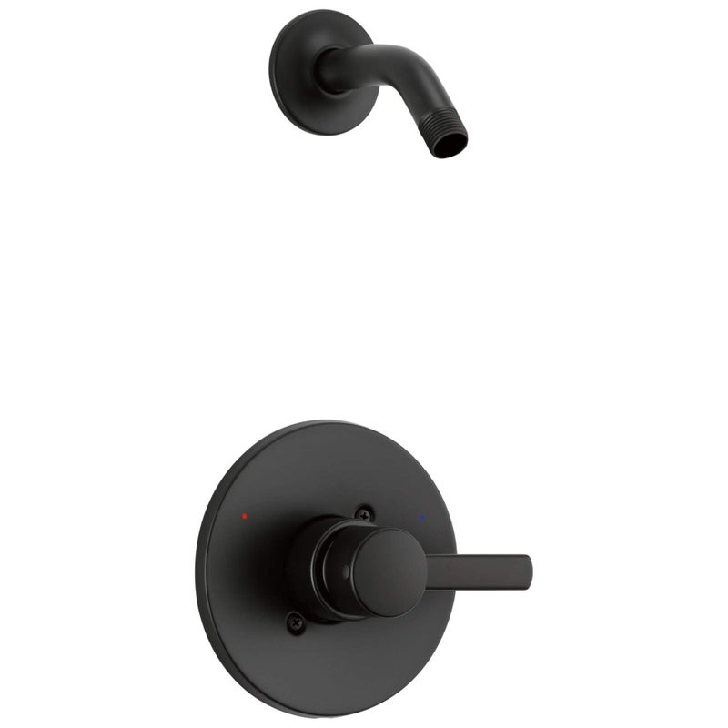 Peerless PTT188782BLLHD Precept Trim Kit Shower Only Matte Black