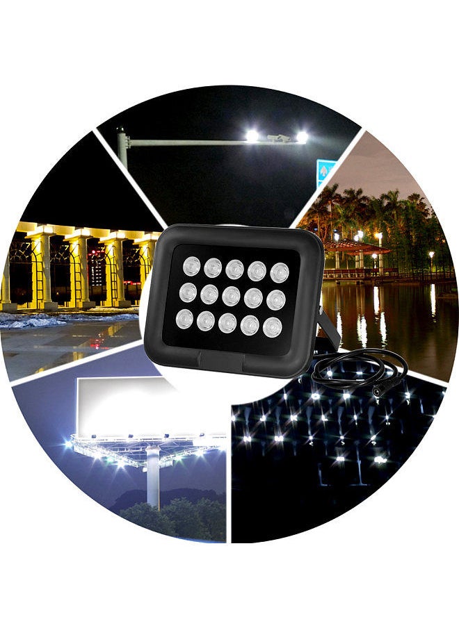Generic - Infrared Illuminator 15pcs Array IR LEDS IR Illuminator Night Vision Wide Angle Long Range Outdoor Waterproof for CCTV Security Camera - Image 1