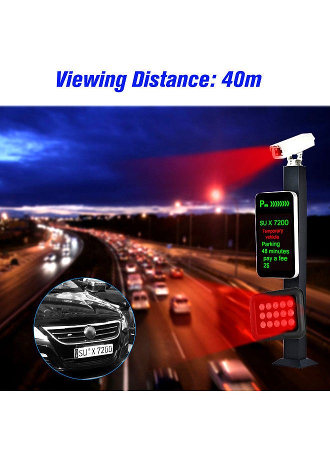 Generic - Infrared Illuminator 15pcs Array IR LEDS IR Illuminator Night Vision Wide Angle Long Range Outdoor Waterproof for CCTV Security Camera - Image 1