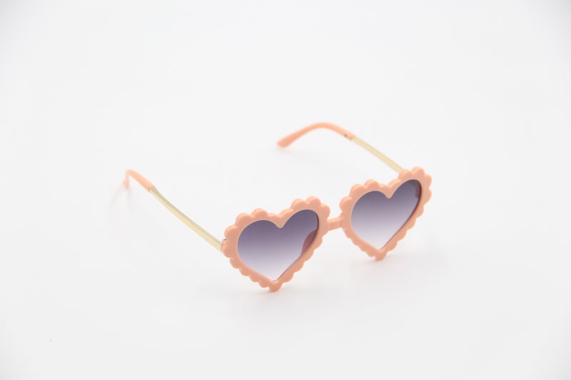 D'Daniela Hawaiian heart shaped sunglasses Glasses and Headband Set For Babies - Image 2