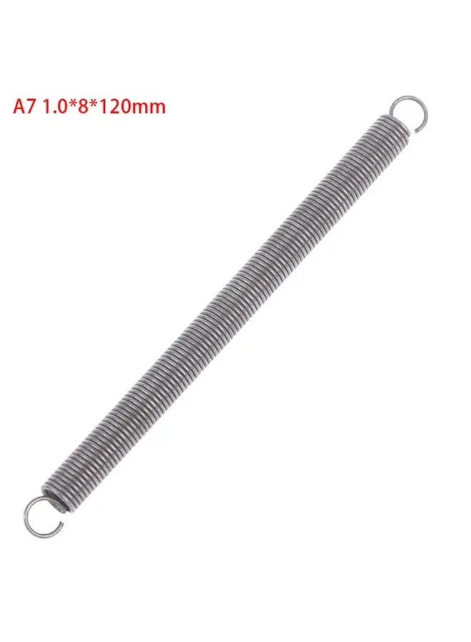 4.72 Inch Heavy Duty Extension Tension Spring with Hook High Strength Steel for Automotive Machinery - Image 1