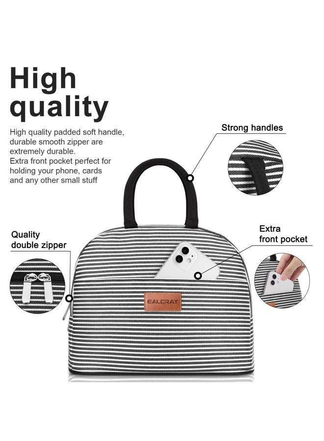 BALORAY Lunch Bag for Women Men Insulated Lunch Box for Adult Reusable Lunch Tote Bag for Work, Picnic or Travel - Image 2