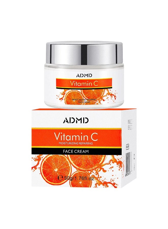 ADMD Vitamin C Moisturising Cream Hydrating Skin Cream 50ML - Image 5