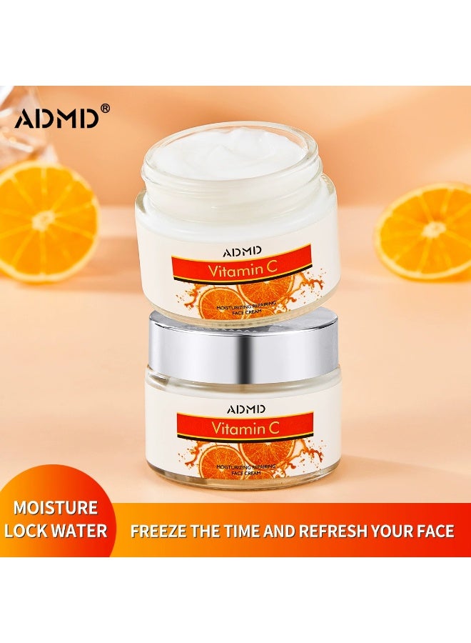 ADMD Vitamin C Moisturising Cream Hydrating Skin Cream 50ML - Image 3