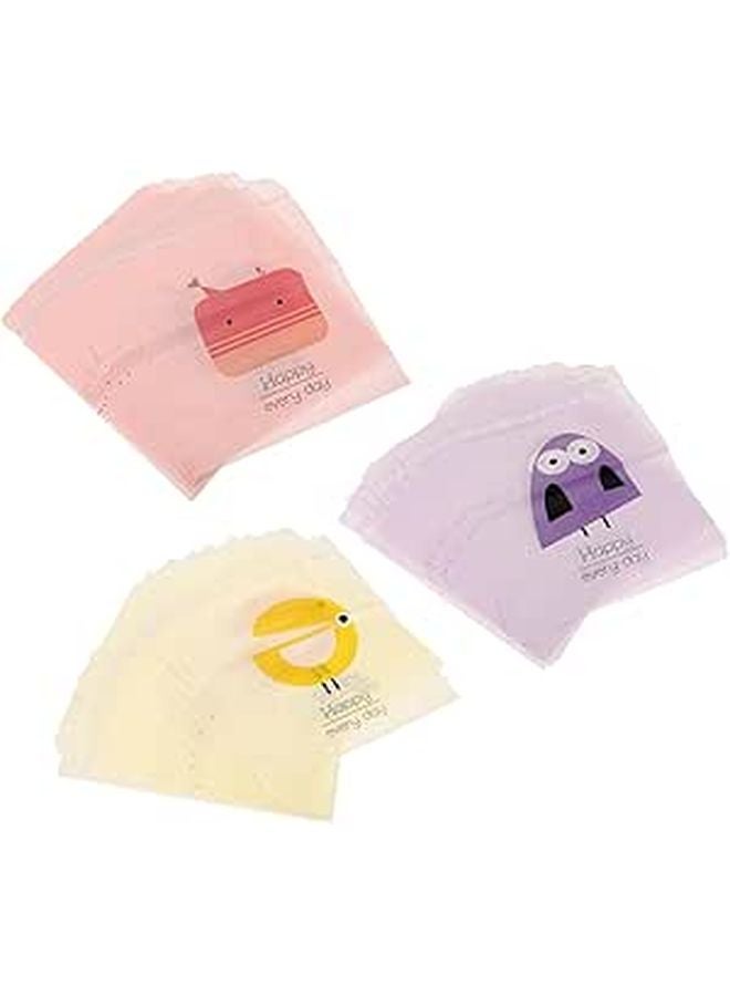45 Pcs Self Adhesive Car Trash Bags Disposable PE Material For Vehicle Travel And Emergencies - Image 1