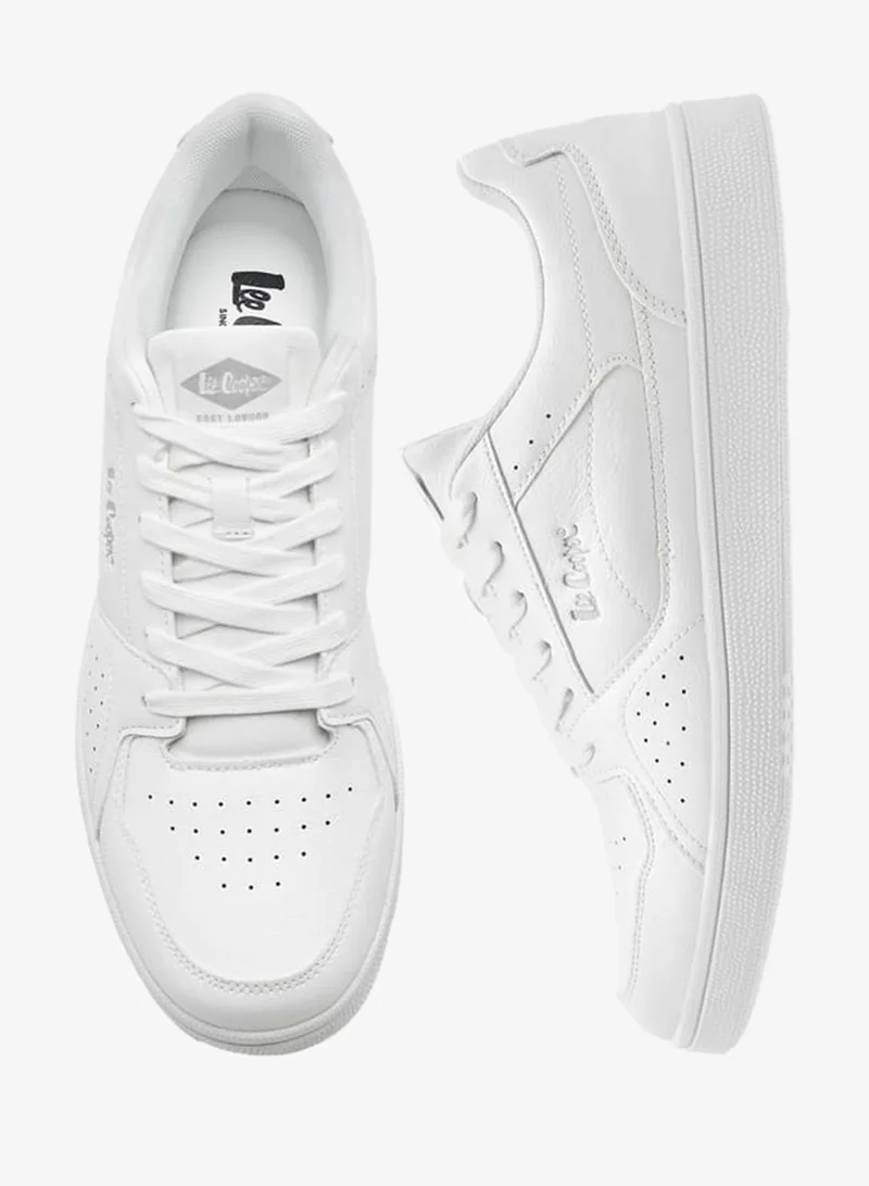 لي كوبر حذاء رجالي برباط وفتحات بكاحل منخفض