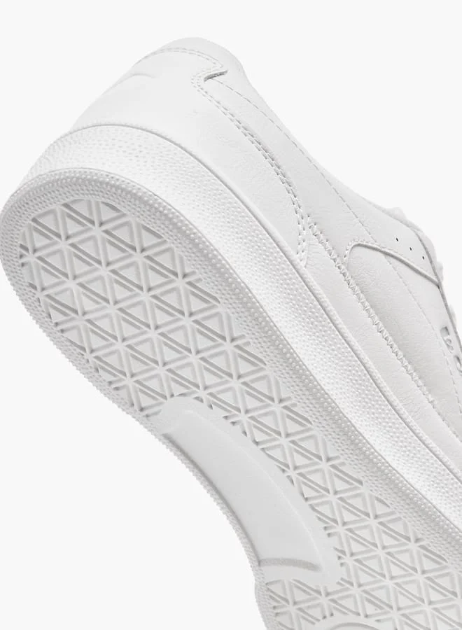 لي كوبر Men's Perforated Lace-Up Low Ankle Sneakers