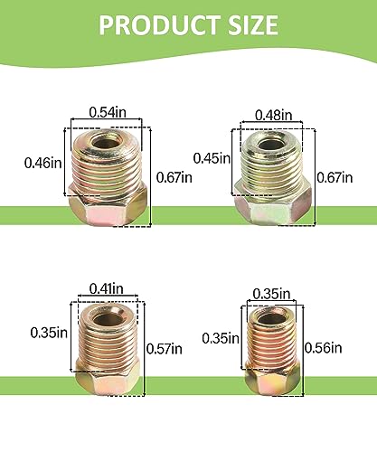 RACOONA 25Ft 316 Brake Line Tubing KitCopper Nickel Brake LineCar Accessories Flexible Copper Coated Alloy Brake Line Tubing Coil with 16 FittingsFits Hydraulic Braking Systems etc Silver - Image 3