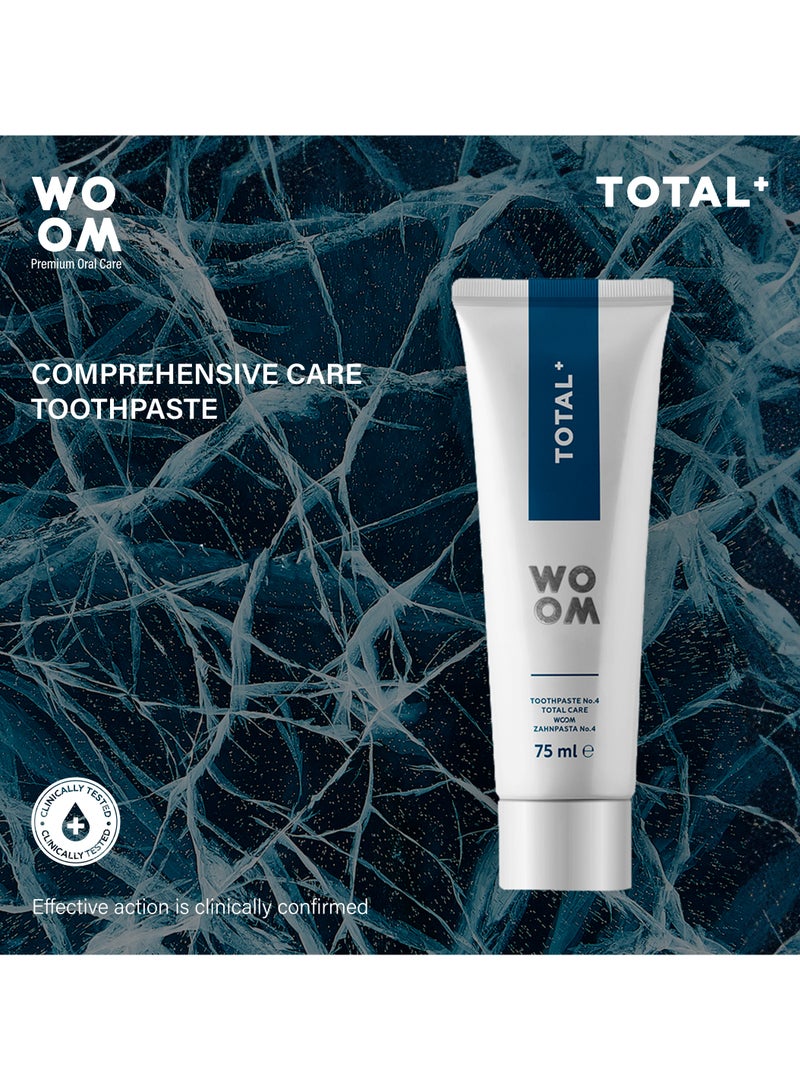 ووؤوم معجون أسنان توتال كومبلكس للعناية الشاملة من وووم، جودة الاتحاد الأوروبي الممتازة، 75 مل - Image 2