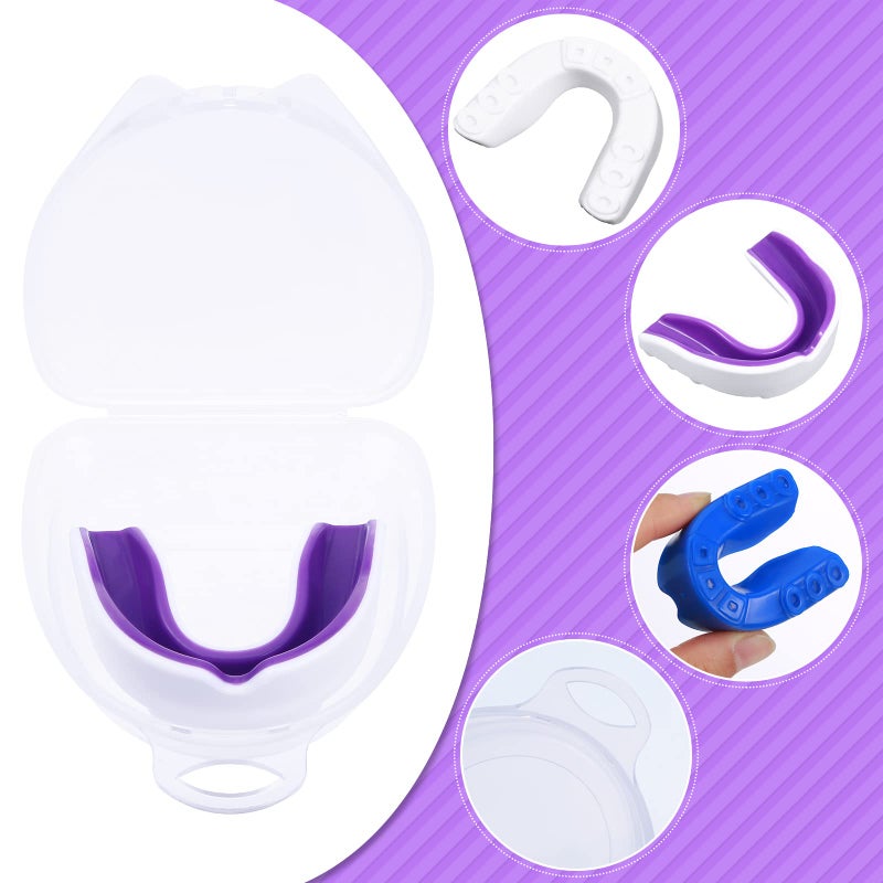 Frienda 10 Pcs Sport Mouth Guards Gum Teeth Armor Game Guard for Boxing Basketball Football Hockey Karate Basketball Rugby Match (Bright Color) - Image 3