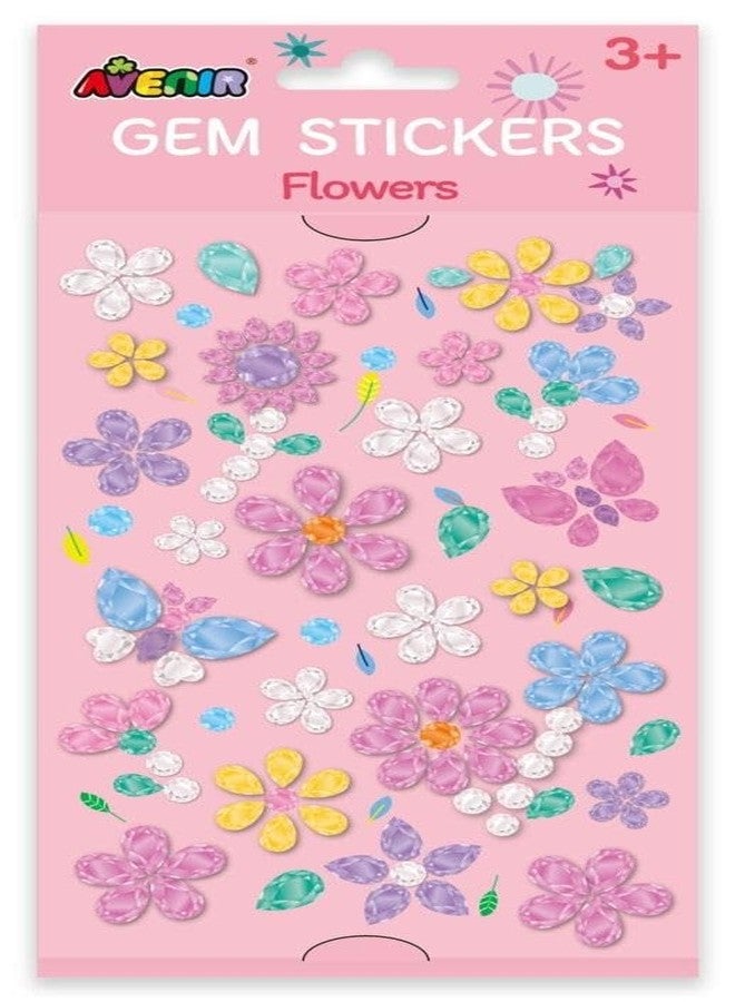 Gem Stickers - Flower
