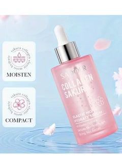 100ml Sakura Collagen Elastic Serum - Hydrates, Strengthens, and Smoothens Skin for a Delicate and Bright Complexion, Improves Dryness, and Enhances Skin Elasticity for a Youthful Glow - pzsku/Z4E106F4AA6EDFE9F71E3Z/45/_/1727163627/4b72e475-579e-4589-9ef7-66b2c2c28562