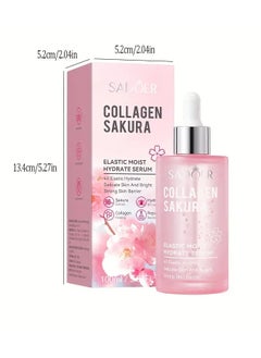 100ml Sakura Collagen Elastic Serum - Hydrates, Strengthens, and Smoothens Skin for a Delicate and Bright Complexion, Improves Dryness, and Enhances Skin Elasticity for a Youthful Glow - pzsku/Z4E106F4AA6EDFE9F71E3Z/45/_/1727163637/bc8d5816-326e-4ac3-8bf1-5eff8dce1827