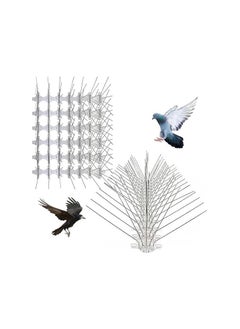 Duravel Duravel Bird Spikes -Stainless Steel 5-Pin Bird Repellent Spikes, Comes Assembled, Covers (Pack-Of 1)  - Image 1