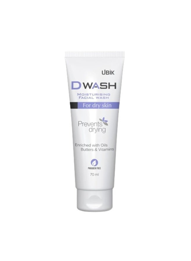 Ethiglo Dwash Creamy Moisturising Face Wash-70ml - Image 1