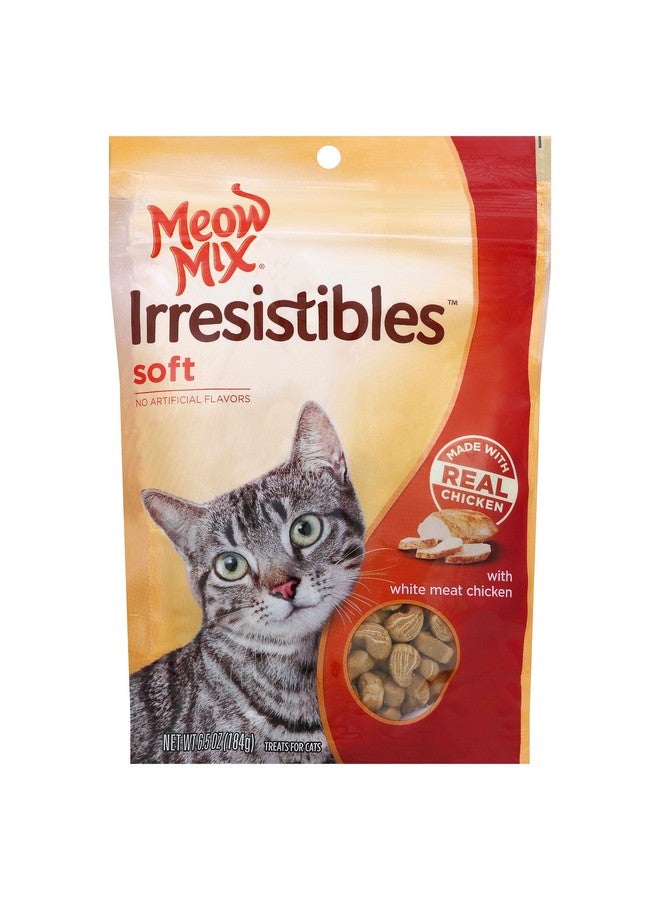 مياو مكس مكافآت القطط الناعمة مياو ميكس إريزيستبلز مع لحم دجاج أبيض حقيقي، 6.5 أونصة - Image 1