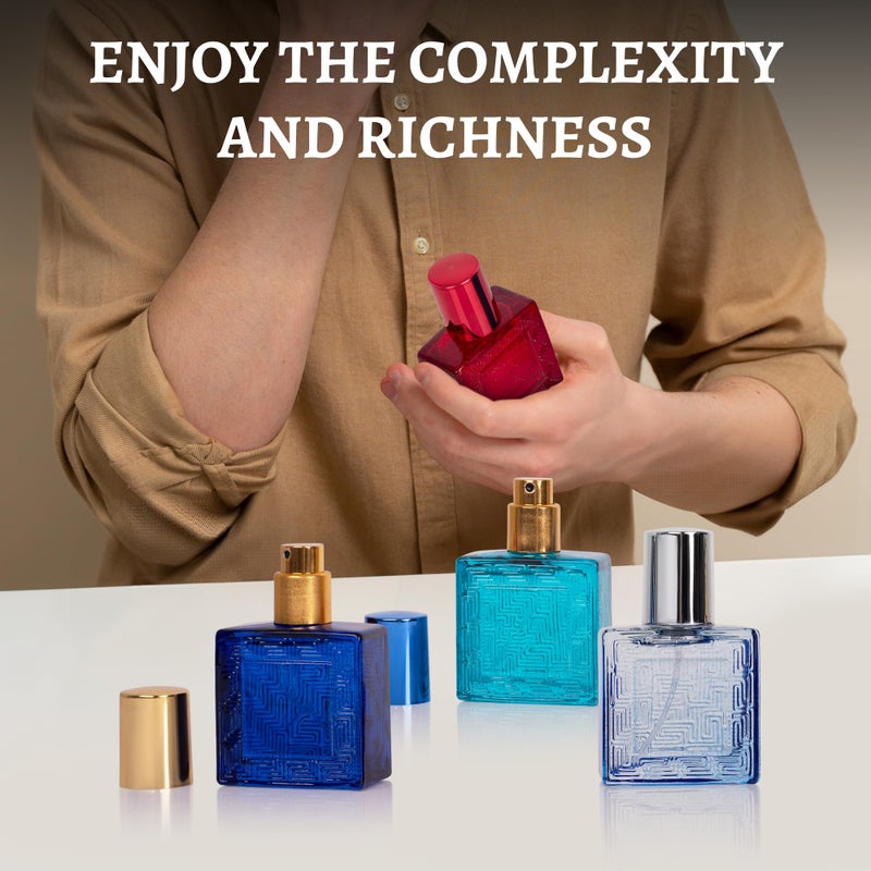 NovoGlow Verse Mini 4-Piece Fragrance Gift Set for Men - Aromatic, Floral, Oriental & Woody Notes - Individually Boxed - Travel Size - 25ml Eau De Parfum - Image 5