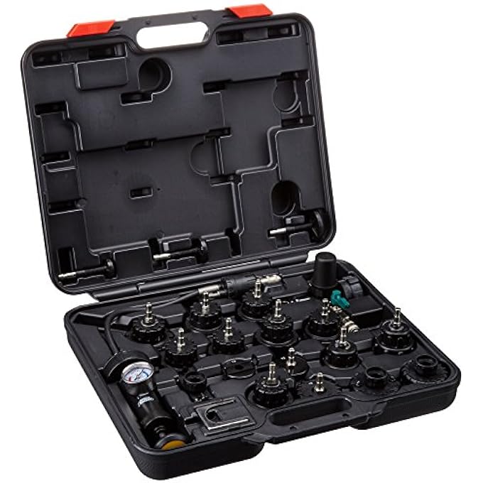 14455 EXPERT RADIATOR PRESSURE TEST KIT, 45.6CM X 40.6CM X 11.6CM, 20 PCS - Image 2