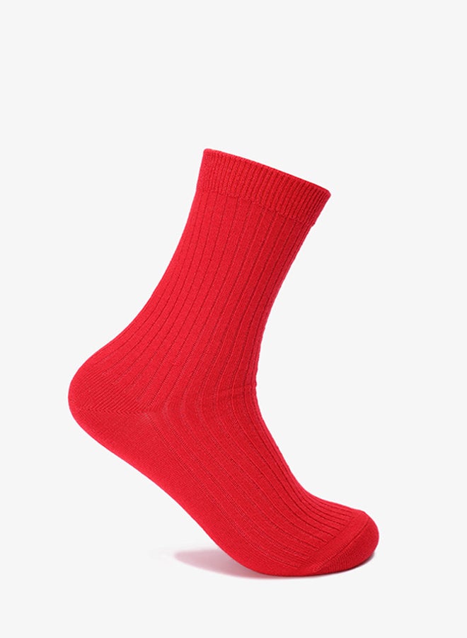 Carina Ribbed Shimmer Long Socks