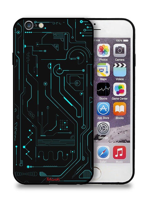 Apple iPhone 6/6s Plus Protective Case Digital Art Circuits Minimalism Multiple Display