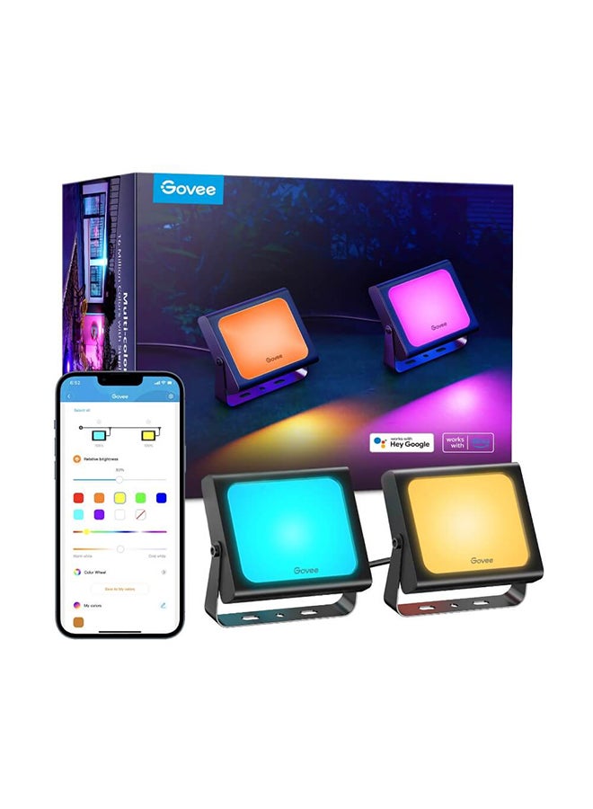 Govee RGBICWW LED Smart Flood Lights - Image 1