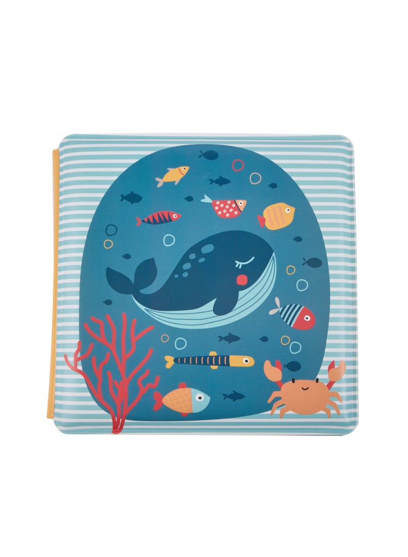 EUREKA KIDS Eurekakids Under the Sea Baby's Bath Book | Waterproof | Perfect for Beach and Pool | Development of imagination and creativity | For 0M+ - Image 1