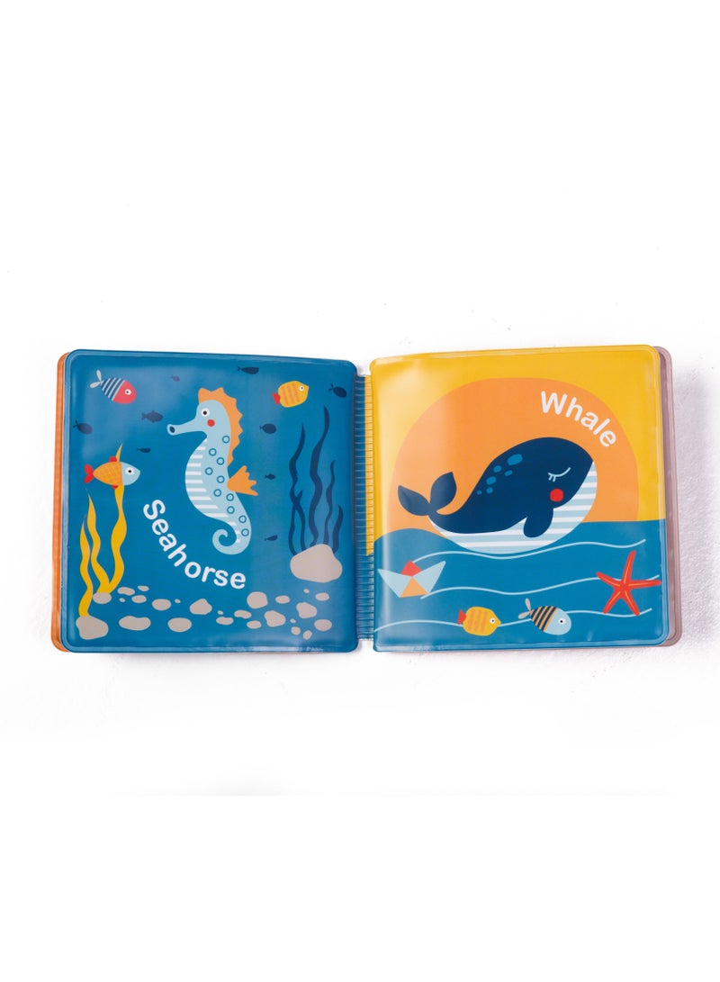 EUREKA KIDS Eurekakids Under the Sea Baby's Bath Book | Waterproof | Perfect for Beach and Pool | Development of imagination and creativity | For 0M+ - Image 2