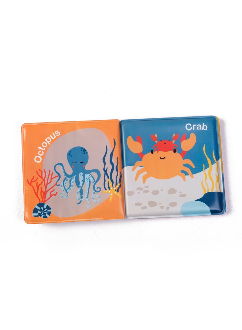 EUREKA KIDS Eurekakids Under the Sea Baby's Bath Book | Waterproof | Perfect for Beach and Pool | Development of imagination and creativity | For 0M+ - Image 3