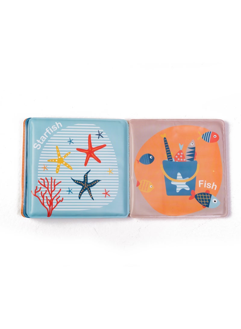 EUREKA KIDS Eurekakids Under the Sea Baby's Bath Book | Waterproof | Perfect for Beach and Pool | Development of imagination and creativity | For 0M+ - Image 4