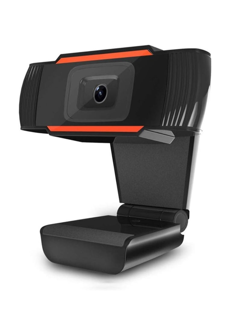 كاميرا ويب عالية الدقة 720P بتركيز تلقائي مع ميكروفون، مثالية للكمبيوتر واللاب توب، مكالمات الفيديو والمؤتمرات، متعددة الألوان - Image 1