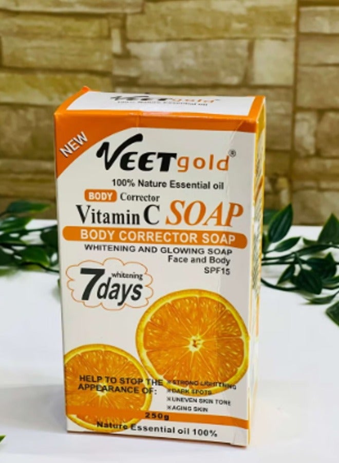 فيت جولد صابون مصحح الجسم بفيتامين C 250 جم