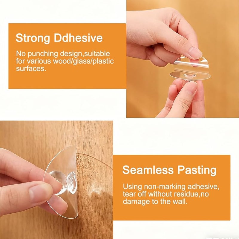 خطافات أكريليك لاصقة متعددة الألوان 16 قطعة 4×2 سم على شكل ماسي لتعليق المناشف بدون حفر - Image 5