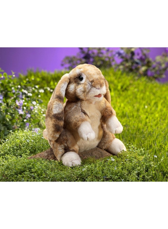 Folkmanis Silky Bunny Rabbit Hand Puppet - Image 4