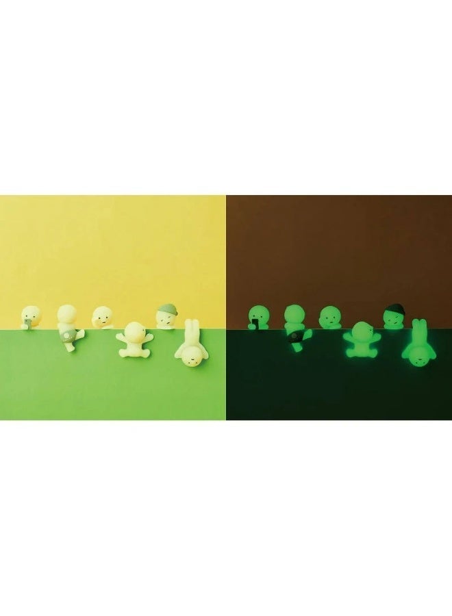 Smiski HIPPERS Decorative Mini Figure - Glow-in-the-Dark Blind Box Laptop & Desk Accessory - Image 5