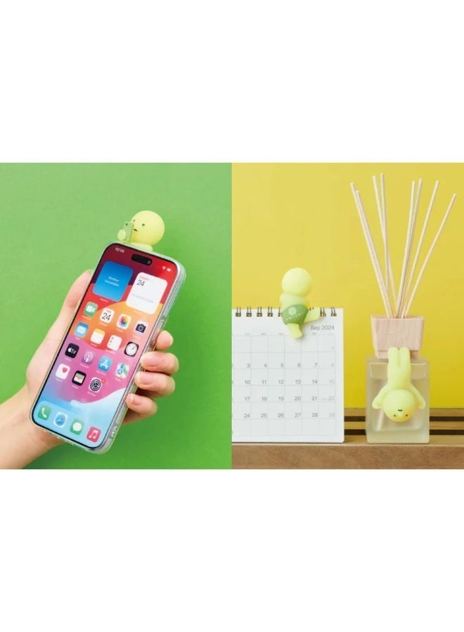 Smiski HIPPERS Decorative Mini Figure - Glow-in-the-Dark Blind Box Laptop & Desk Accessory - Image 4