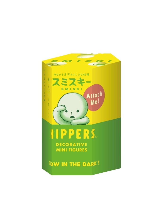 Smiski HIPPERS Decorative Mini Figure - Glow-in-the-Dark Blind Box Laptop & Desk Accessory - Image 3