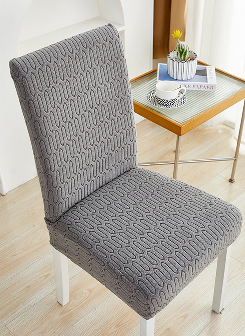 GOOTOY 4-Piece Household One-Piece High-Elastic Chair Cover Set Removable for Machine Washing or Hand Washing Easy to Clean  - Image 5