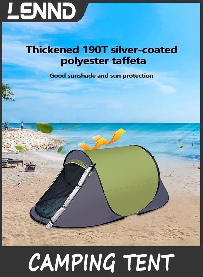 LENND Pop-up Camping Tent: 1 Person Tent Waterproof Instant Easy Setup Outdoor Tent,Portable instant tents, waterproof yurts for picnics, travels, hiking. - Image 1