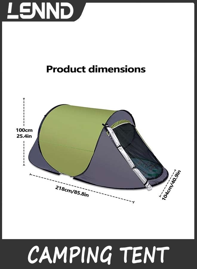 LENND Pop-up Camping Tent: 1 Person Tent Waterproof Instant Easy Setup Outdoor Tent,Portable instant tents, waterproof yurts for picnics, travels, hiking. - Image 4