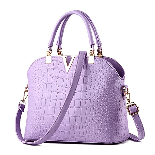 JHVYF women Crossbody Bags Tote Satchel Purse for Girls Fashion Purses Feminine Lavender bag - Image 1