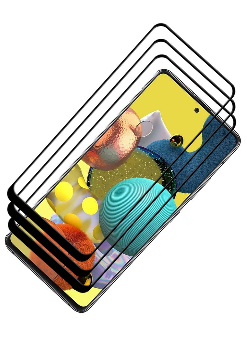 ACLIX 3 Pieces Antistatic ESD Dustproof Premium Quality High Definition Tempered Glass Screen Protector Designed For Samsung Galaxy A51 - Image 1