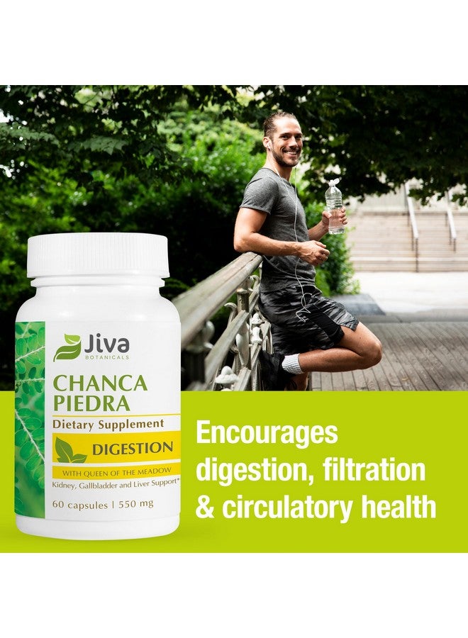 Jiva Botanicals Chanca Piedra Supplement - 550 mg per Serving - 500mg Extract with 50mg Queen of The Meadow - 2 Months Supply - Image 3