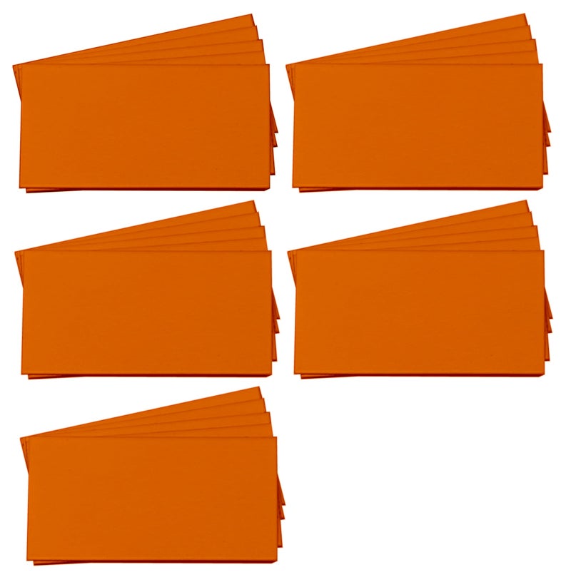 MV Magna Visual Magna Visual 1" x 2" Pre-Cut Write On Wipe Off Magnetic Strips 25 Pack (Orange) - Image 4