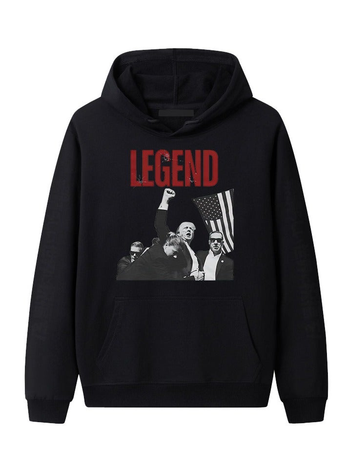 KUYING New Trump Print Hoodie - Image 1